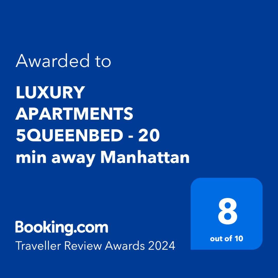 Luxury Apartments 5Queenbed - 20 Min Away Manhattan Jersey City Eksteriør billede